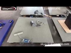 Good quality steel 1.2mx1.2m Plattform 3Ton Heavy Duty Weighing Scale mit Anti-Mouse Plate