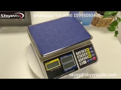 30kg 1g Digitale Gewichtsskala mit LCD-Hintergrundbeleuchtung