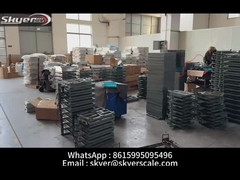 3T-5T Nennlast Leichtstahl Fußboden Skala 0,9x1,5 m Für industrielle Anwendungen