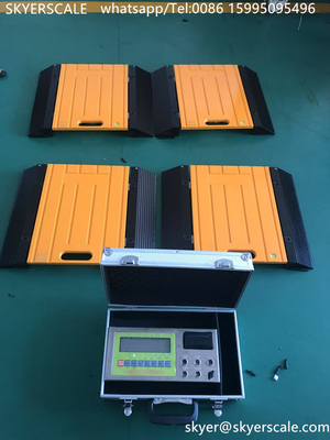 Qualität  Wireless Portable Weighing Scale For Trucks 30 Ton Vehicle Weighing Pads Fabrik