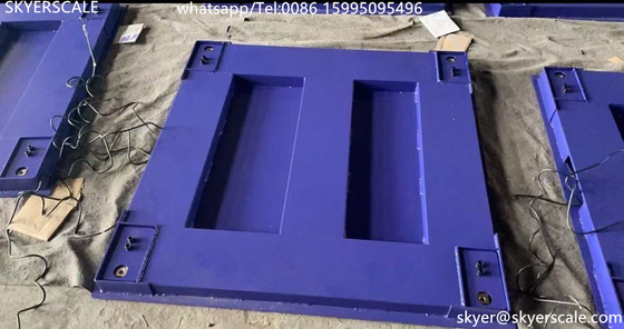 Qualität  Zemic H8C Load Cell 1x1m 5Ton Heavy Duty Industrial Floor Scale With Carbon Steel Platform Fabrik