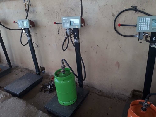 automatische explosionssichere Füllmaschine LPG-Skala des Kochgas-2-120kg für Gasflasche