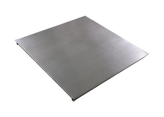 1.5x2m elektronische gebürstete Plattform-Skala Edelstahl-3T