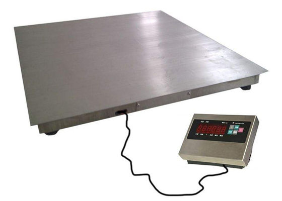 1.5x2m elektronische gebürstete Plattform-Skala Edelstahl-3T
