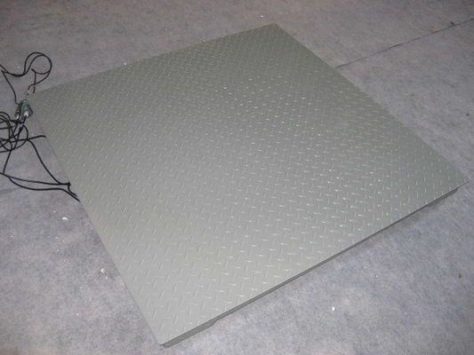 Warzenblech-Plattformskala 1200×1500mm 3 Tonnen 5t-Boden-wiegende Skala-