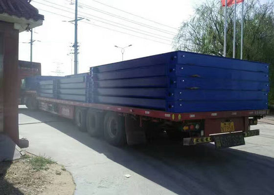 Q235 wiegen materieller LKW 50t des Beweglich-3×8m Skalen