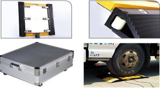 Digital drahtlose tragbare Axle Scales Gewichtsskalen Aluminiumlegierung 4PCS