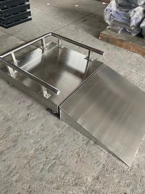 Digitale Waageplattform aus Edelstahl Waage 3t 1,2x1,5m Industriewaage