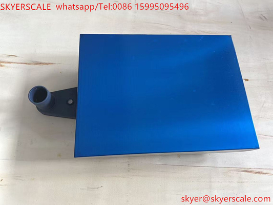 Blaue Farbe Kohlenstoffstahl Bankgewichtung 30x40cm 100kg Pulver beschichtet