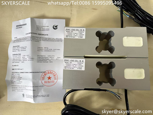 Zemic L6G-Lastzelle Einzelpunkt-Lastsensoren Kapazität von 500 kg für Plattformwaagen