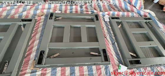 Hochpräzisions-Industrie-elektronische Waage-Plattform-Skala-Bodenwaage 1x1.2m 3t OEM ODM