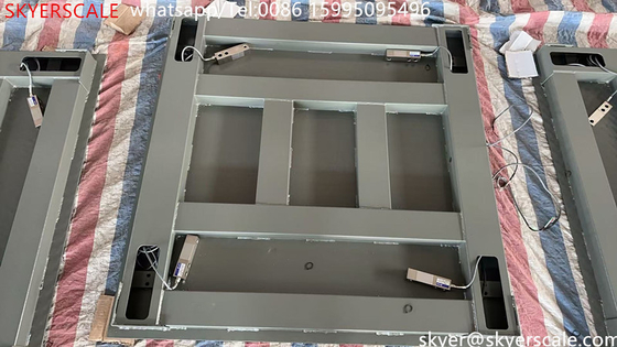 Hochpräzisions-Industrie-elektronische Waage-Plattform-Skala-Bodenwaage 1x1.2m 3t OEM ODM