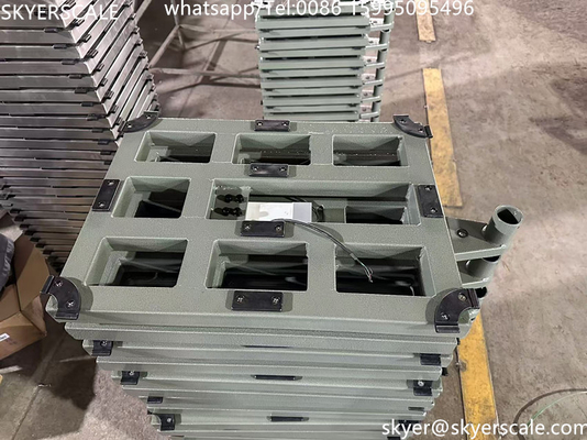 Digitale 60x80cm 600kg Elektronische Waage Kohlenstoffstahl Persönliche Waage Bodenbank Postplattform Waage