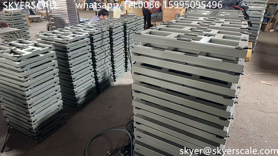 Digitale 60x80cm 600kg Elektronische Waage Kohlenstoffstahl Persönliche Waage Bodenbank Postplattform Waage