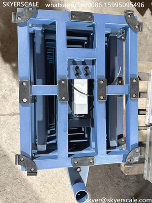 Digitale 40x50cm 100kg Elektronische Waage Kohlenstoffstahl Persönliche Waage Bodenbank Postplattform Waage