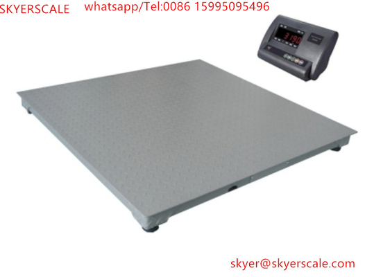 1.2x1.2m 2 Tonnen Maschinen Drahtplattform Industrielle digitale Waage mit A12-Display-Typ