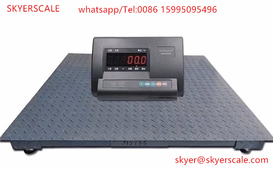 1.2x1.2m 2 Tonnen Maschinen Drahtplattform Industrielle digitale Waage mit A12-Display-Typ