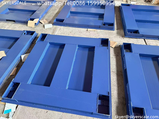 Zemic H8C-Lastzelle 1x1m 5 Tonnen Schwerlast-Industrie-Bodenwaage mit Carbon-Stahl-Plattform