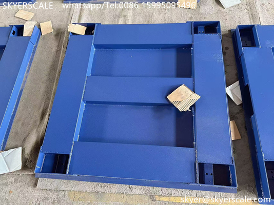 Zemic H8C-Lastzelle 1x1m 5 Tonnen Schwerlast-Industrie-Bodenwaage mit Carbon-Stahl-Plattform