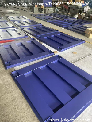 Zemic H8C-Lastzelle 1x1m 5 Tonnen Schwerlast-Industrie-Bodenwaage mit Carbon-Stahl-Plattform