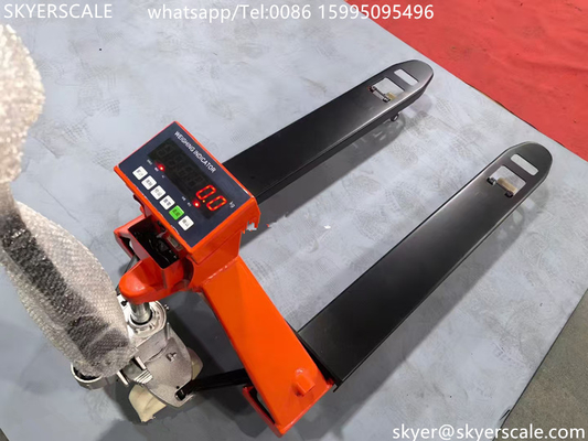 Hydraulische Handpalettenwaage Gabelstapler Waage 2000kg Industriewaage