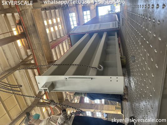 Industrielle elektronische Waagebrücke Hersteller 3m Breite x 18m Länge Waagebrücke 120 Tonnen Lastwagengewichtsskala