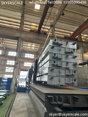 Individuelle Waage 18 Meter 100 Tonnen Gewicht Schwerlastwagen Waage LKW-Skala