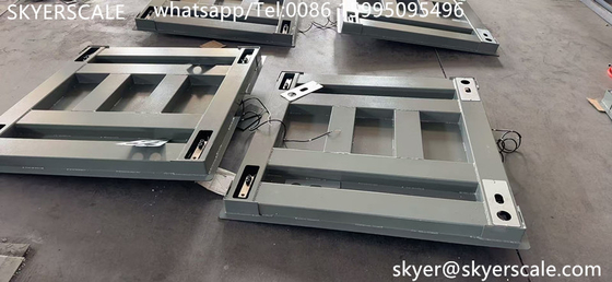 Stahl 1,2mx1,2m Plattform 3 Tonnen Schwergewichtswaage mit Anti-Maus-Platte