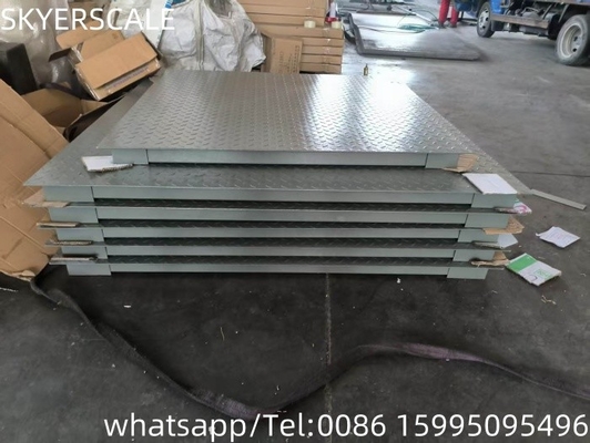 1.5x1.5m Elektronische Bodenwaage Plattform Industriewaage mit A12E-Indikator