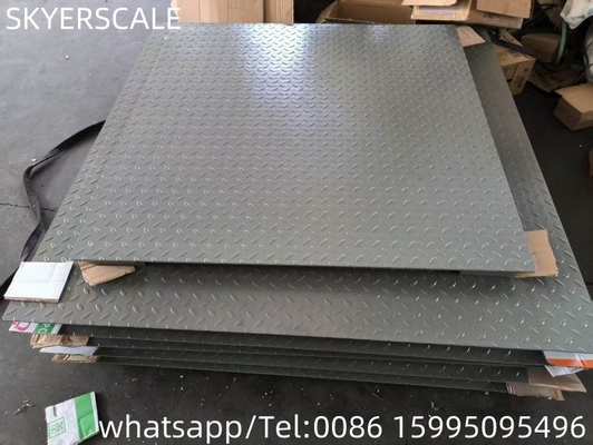 1.5x1.5m Elektronische Bodenwaage Plattform Industriewaage mit A12E-Indikator