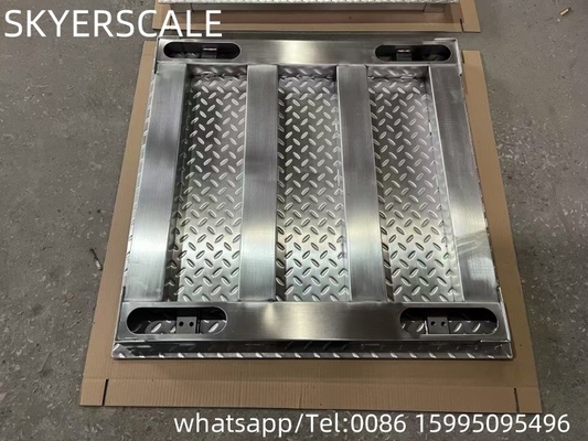 Schwerlaststoff 304 Stahlboden Typ Digitale Waage OIML 1 Tonne 3t 5 Tonnen Bodenwaage