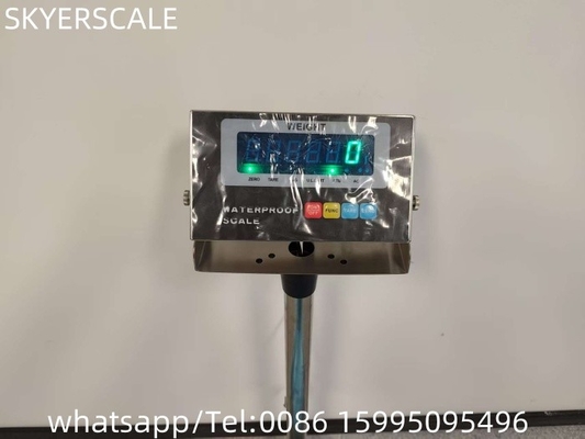 40x50cm 150kg Waageplattform Skala aus Edelstahl mit grünem LED-Wasserdichtem Indikator