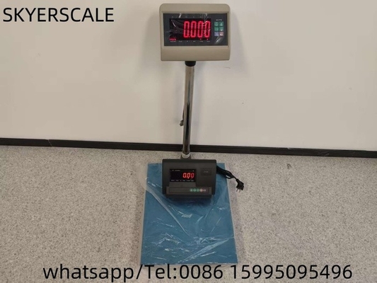 40x50cm 300kg Bankwaage Elektronische XK390-T7+E LED-Bildschirm Digitale Waageplattform