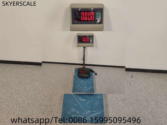 40x50cm 300kg Bankwaage Elektronische XK390-T7+E LED-Bildschirm Digitale Waageplattform