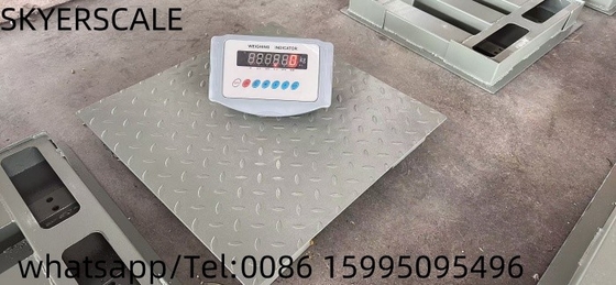 Karbonstahl-Plattform-Bodenwaage 1.22x1.22m 3t mit XK315A1X-Wagenindikator
