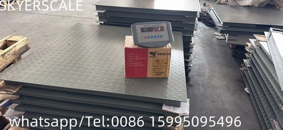 Karbonstahl-Plattform-Bodenwaage 1.22x1.22m 3t mit XK315A1X-Wagenindikator