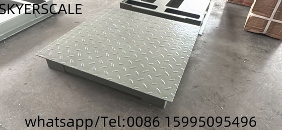 Karbonstahl-Plattform-Bodenwaage 1.22x1.22m 3t mit XK315A1X-Wagenindikator