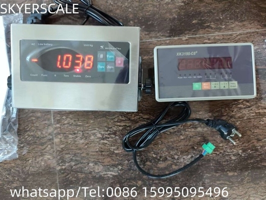 Yaohua Gewichtsanzeiger XK3190-A12ESS Edelstahl Gewichtsanzeiger LED