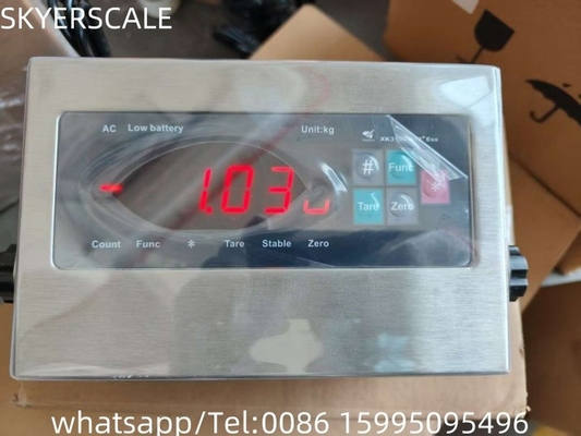 Yaohua Gewichtsanzeiger XK3190-A12ESS Edelstahl Gewichtsanzeiger LED