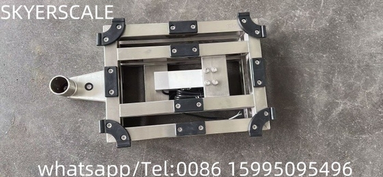 150 kg Edelstahl-Wagenplattform mit LCD-Anzeiger XK3190-A12