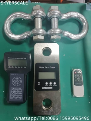 LCD-Digitale drahtlose Spannungslastzelle Dynamometer Kran Waage Lastzelle 10 Tonnen