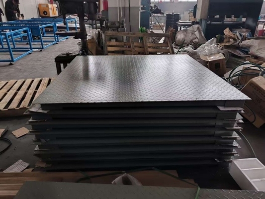 1t 3t 5t Industrielle digitale Plattform Waage Elektronische Bodenwaage Bankwaage 1x1m 1,5x1,5m
