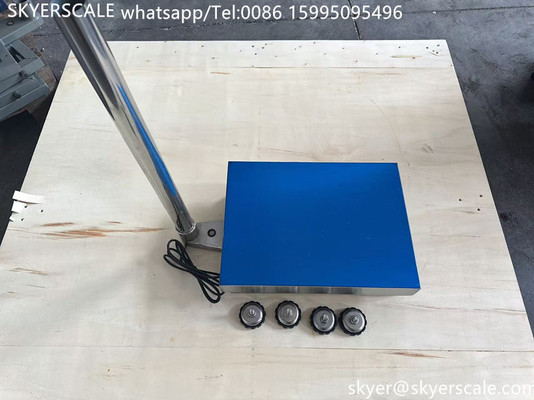 SKYERSCALE 30x40cm Plattformwaage 60kg 304 Edelstahl Plattform Industriebankwaage