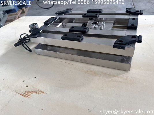 SKYERSCALE 30x40cm Plattformwaage 60kg 304 Edelstahl Plattform Industriebankwaage