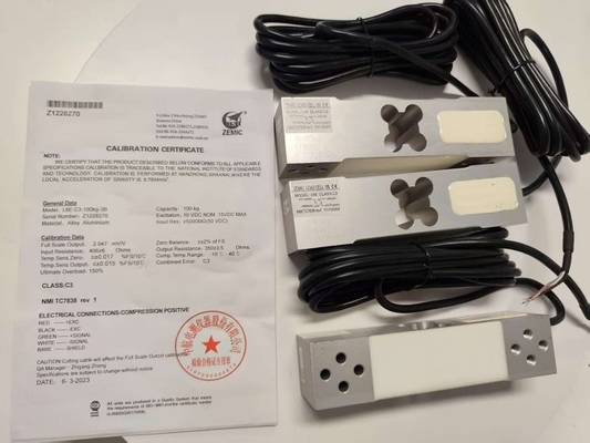 Zemic Brand Lastzellen Sensor L6E-100kg Für 30x30cm -50kg Bankplattform Waagen