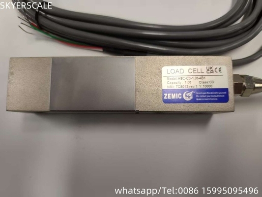 ZEMIC H8C 1 Tonnen C3 Klasse Schere-Band-Lastzell-Wandler OIML NETP Sensor für die Waage