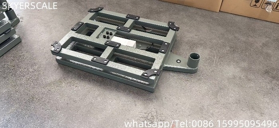 Digitale Waage aus leichtem Stahl 40x50cm 200kg mit Zemic L6E3 Lastzelle