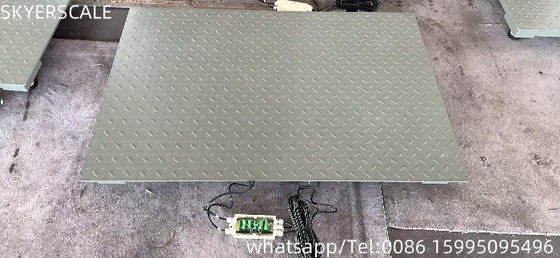 Leichte Stahl 0,8m x 1,2m Plattform 3 Tonnen Schwergewichtsskala Industrie-Boden-Skala