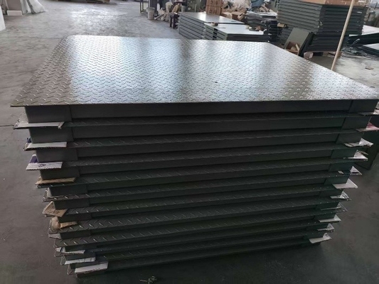 Leichte Stahl 0,8m x 1,2m Plattform 3 Tonnen Schwergewichtsskala Industrie-Boden-Skala
