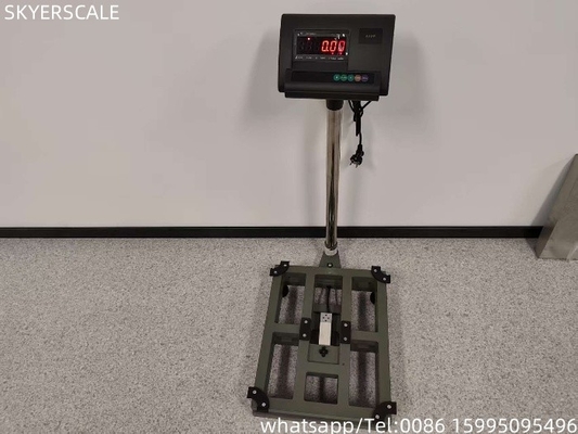 Elektronische 450 X 550 mm 300 kg leichte Stahlkompakte Plattform mit großem LED-Display